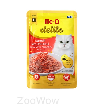 ME-O Delite, тунец и крабовые палочки, 70 г