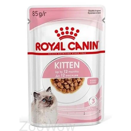 Royal Canin Kitten, кусочки в соусе, 85 г